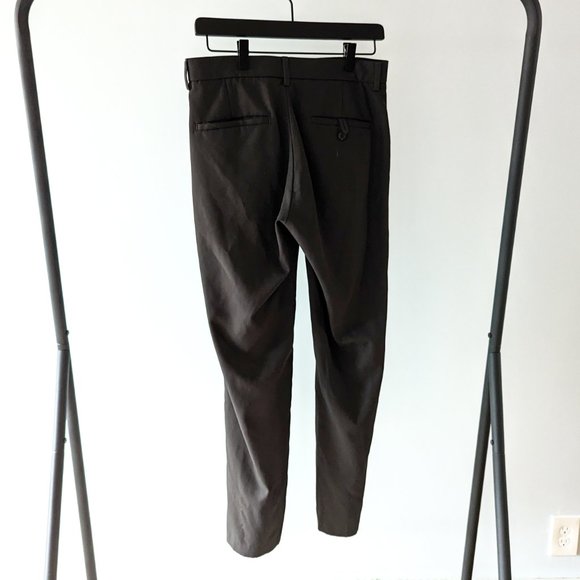 Dark Grey Polyester Dress Pants - Mens - 30x30 - Picture 3 of 6
